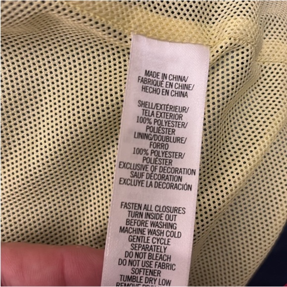 **IZOD Jacket Zip Closure Drawstring Waist Versatile Lightweight Front Pockets L - Picture 12 of 13